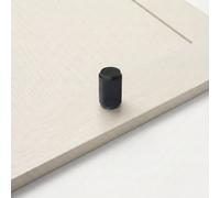 Frisco Eclipse Matt Black 13.5mm Knurled Cupboard Knob