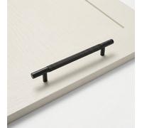 Frisco Eclipse Matt Black Knurled T Bar Pull Handle - 160mm C/c