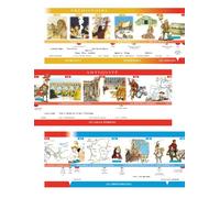 Frise chronologique Cycle 3 éd. 2012 - De la préhistoire à nos jours