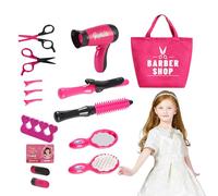 Friseursalon Spielset Kinder - 8.46 Zoll ABS Friseurset | Lernspielzeug Rollendes Styling Set - Formen- und Farberkennung, Ideal als Geschenk für Geburtstage