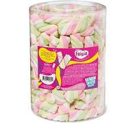 Frisia Rainbow Marshmallow Sweets Bulk - Delivered in a Genuine Old Scool Sweets Box 680g Twister Cable Mallows Confectionery with Cream Vanilla Tub
