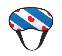 Frisian Flag Print Blackout Sleep Mask, Light Blocking Eye Mask for Sleeping Travel, Camping, Shift Work