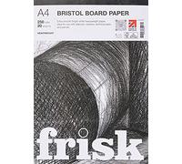 Frisk 23104004 Bristol Board Paper Pad A4 250gsm, White