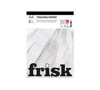 Frisk 23118234 Tracing Paper Pad A4 90gsm, Tranparent