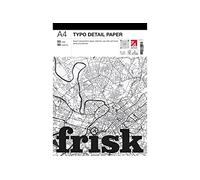 Frisk 23119244 Typo Detail Paper Pad A4 50gsm