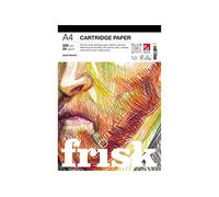 Frisk 23122264 Cartridge Drawing Sketching Paper Pad A4 220gsm, White