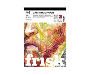 Frisk 23122264 Cartridge Drawing Sketching Paper Pad A4 220gsm, White
