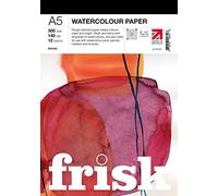 Frisk 23193305 Watercolour Paper Pad A5, White