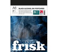 Frisk Black Alcohol Ink Paper Postcards 155gsm 15sheets A6 (23156006)
