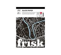 Frisk Black Drawing Sketching Paper Pad A4 135gsm