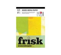 Frisk Essentials Mixed Media Paper Pad 150gsm 30sheets A3, White, 24015003