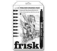 Frisk Fineliners Black Set of 9