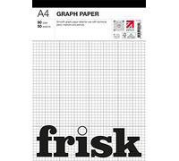 Frisk Graph Paper Pad 90gsm 50sheets A4, White