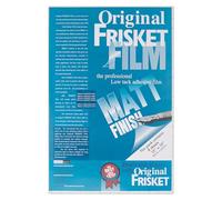 Frisket Low Tack Film Matt Sheets, Clear, 381mm x 254mm, Pack Of 8 Sheets, Fine Cut Vinyl, Cuts Cleanly, Removable Adhesive, Self-Adhering, Durable, For Pencil Drawing