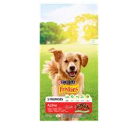 Friskies 5 Promises Active Adult Beef Dog Food 10Kg
