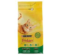 Friskies Adult Cat Croquettes with Rabbit, Chicken and Added Vegetables, 2 kg