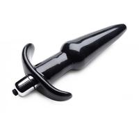 Frisky Thrilling Noir Smooth Vibrating Bullet Anal Butt Plug Training Waterproof