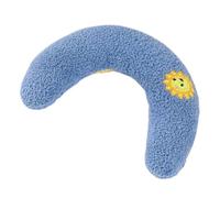 frissin Little Pillow for Cats, Ultra Soft Fluffy Pet Calming Toy Half Donut Cuddler for Joint Relief Sleeping Improve