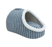 frissin Round Cat Cushion Semi Enclosed Pet Sleep Bags Long Soft Plush 2 In 1 Warms Cats Beds Simple Comfort Warm Puppy Sleeping Nest