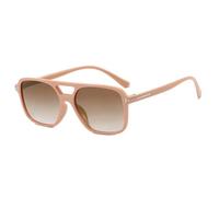 frissin Vintage Square Sunglasses for Women Men Retro Large Square Frame 70s Sun Glasses UV400 Protection Shades Summer Eyeglasses