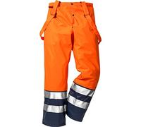 Fristads Kansas Workwear 111376 Rain Trousers Hi-Vis Orange/Navy 2XL