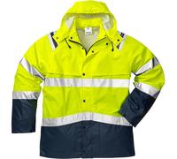 Fristads Warnschutz-Jacke High Vis Regenjacke Kl. 3 4624 RS Warnschutz-Gelb/Mari