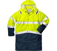 Fristads Warnschutz-Jacke High Vis Regenmantel Kl. 3 4634 RS Warnschutz-Gelb/Mar