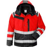 Fristads Warnschutz-Jacke High Vis Winterjacke Kl. 3 4043 PP Warnschutz-Rot/Schw
