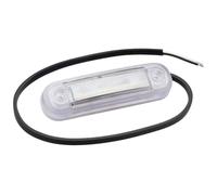 Fristom 90046 End outline marker 12V/24V Red Transparent Open cabl...