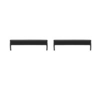 FRITEN 23mm 24mm Adapter, Watch Band Strap Connector Kit for 23mm 24mm watch band strap (black, 23mm)