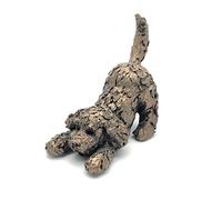 Frith Miniture Cockapoo Playing Mischief In Cold Cast Bronze Made In UK