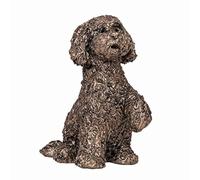 Frith Sculpture Cockapoo Begging Dog Cold Cast Bronze Miniature Ornament - Bella