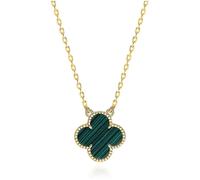 Fritillaria Four-leaf Clover Necklace Female Sterling Silver Clavicle Chain 2021 New Pendant Light Luxury