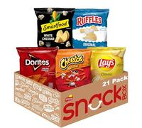 Frito-Lay Classic Mix Variety Pack, Single Serving Snack Bags (Pack of 21)