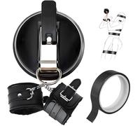 Fritosy BDSM Bondage Restraint Kit with Suction Cups & PVC Tape - Sensual Handcuffs for Couples, Erotic Restraint Play for Passionate Intimacy and Pleasure