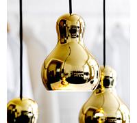 FRITZ HANSEN Calabash P1 pendant light, gold