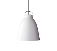 Fritz Hansen Caravaggio 2 pendant White smooth-grey textile cord