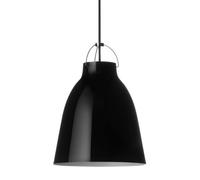 Fritz Hansen - Caravaggio Pendant P2, Cord 3 m, Black/Red High-Gloss - Black