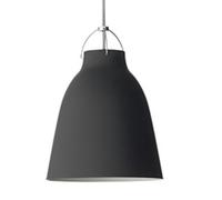 Fritz Hansen - Caravaggio Pendant P2, Cord 3 m, Matt Black - Black