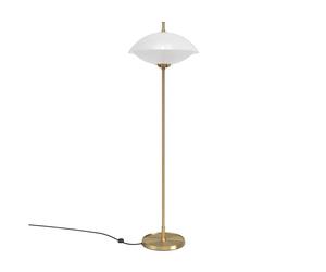 Fritz Hansen Clam Floor Lamp Opal/Brass
