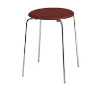 Fritz Hansen Dot stool leather Chestnut