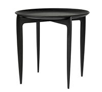 Fritz Hansen Foldable Tray Table Ø 45 cm Black