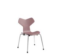 Fritz Hansen Grand Prix Children's Chair Chrome/630 Wild Rose