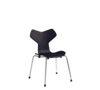 Fritz Hansen Grand Prix Children's Chair Chrome/890 Midnight Blue