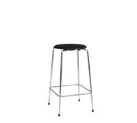 Fritz Hansen High Dot Bar Stool H65 Chrome/ Ash Wood