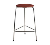 Fritz Hansen High Dot stool leather Chestnut