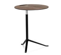 Fritz Hansen Little Friend KS11 Side Table Adjustable Height Walnut/ Powder Coated Aluminum