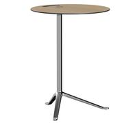 Fritz Hansen Little Friend KS12 Side Table Oak/Polished Aluminum