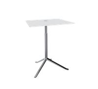 Fritz Hansen Little Friend KS13 Side Table Adjustable Height White/Polished Aluminum
