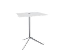 Fritz Hansen Little Friend KS14 Side Table White/Polished Aluminum